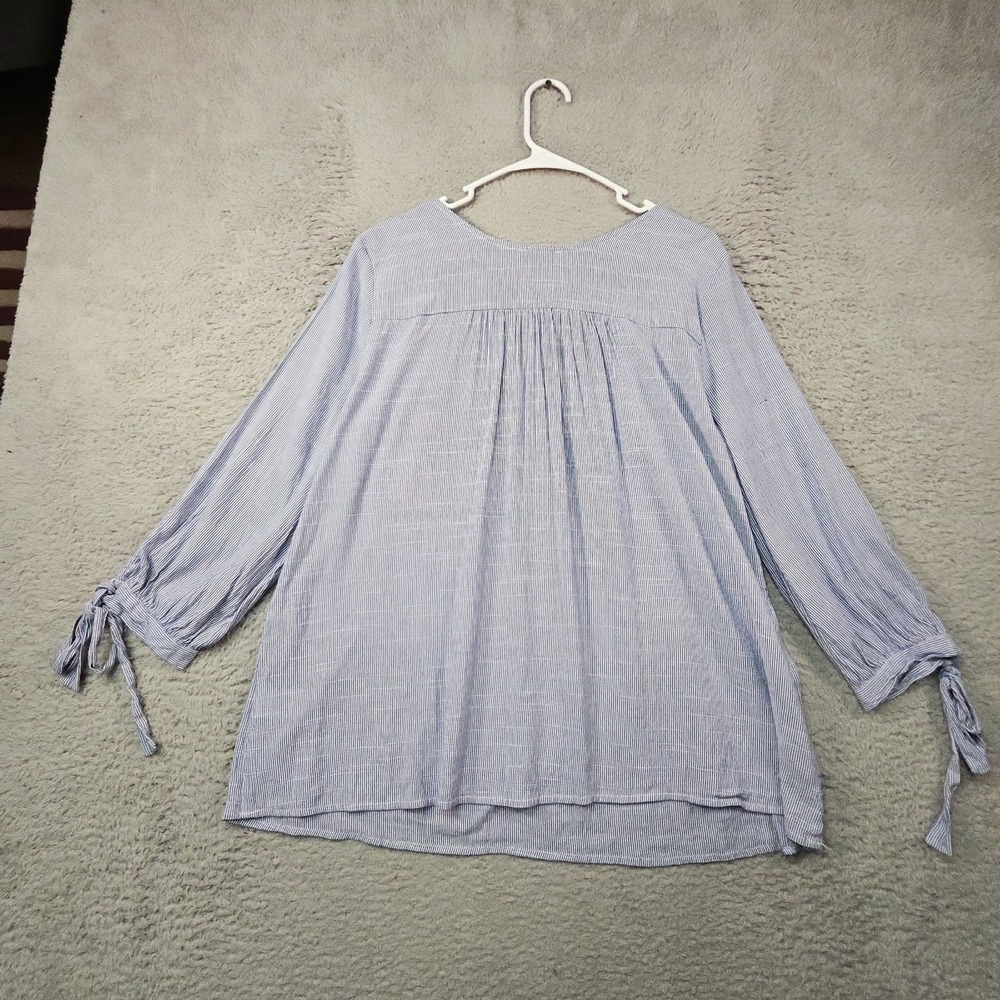 Jodifl Blouse Womens L Boho Embroidered Peasant 3/4 Sleeve Cottagecore Festival - Picture 8 of 16